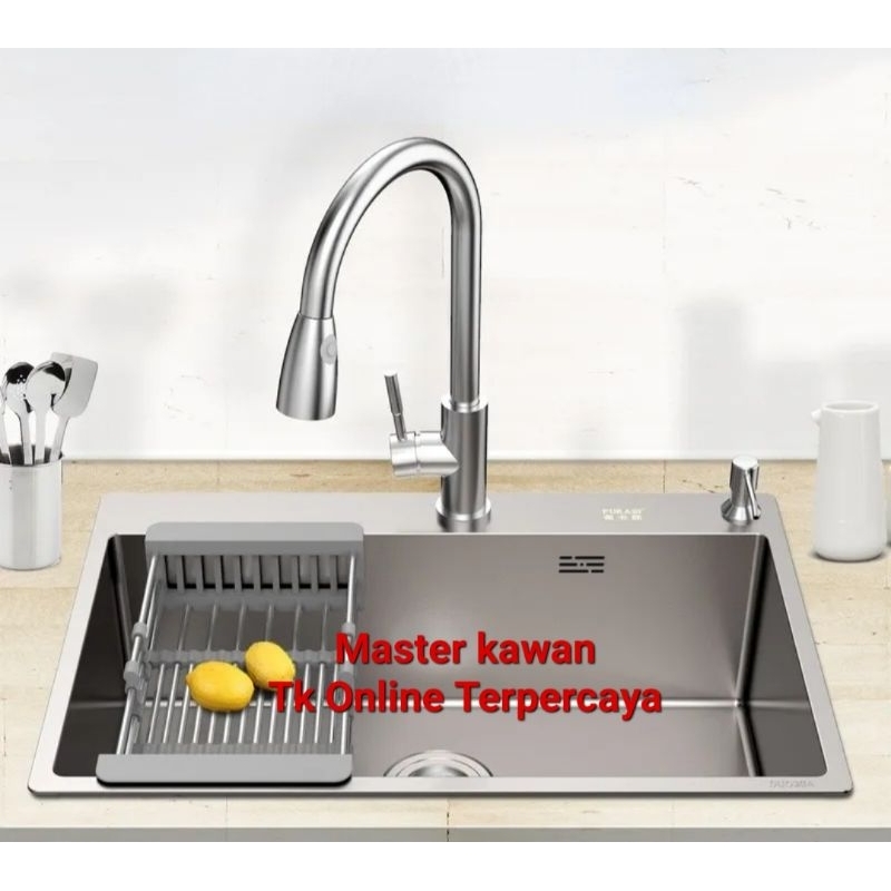 Jual Paket Lengkap Kitchen Sink Stainless Bak Cuci Piring Stainless Shopee Indonesia