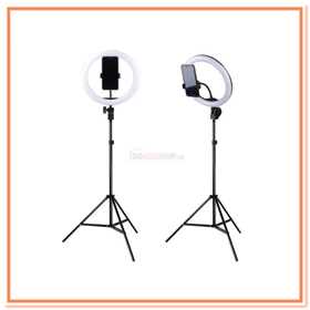 Ring Light Rgb 26Cm 33Cm With Tripod 2.1M Lampu Selfie Set Live Vlog Makeup Lighting
