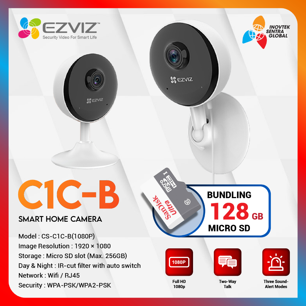 Jual EZVIZ C1C-B / C1C B Smart Home IP Camera CCTV 1080P - GARANSI ...