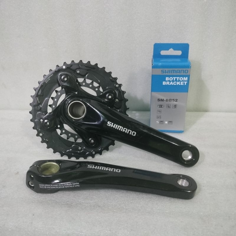 Jual Crank Deore M-625 Dual Chainring 38 - 24t arm 170 mm | Crank ...