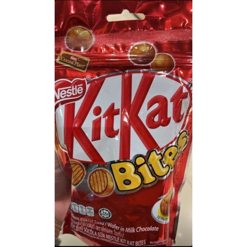 Jual Netsle Kit Kat Bites Cocoa Plan Thailand 200gr Shopee Indonesia