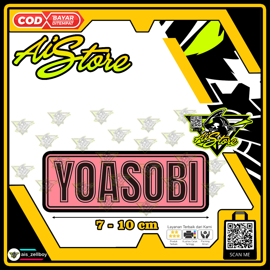 Jual Stiker Yoasobi | Shopee Indonesia