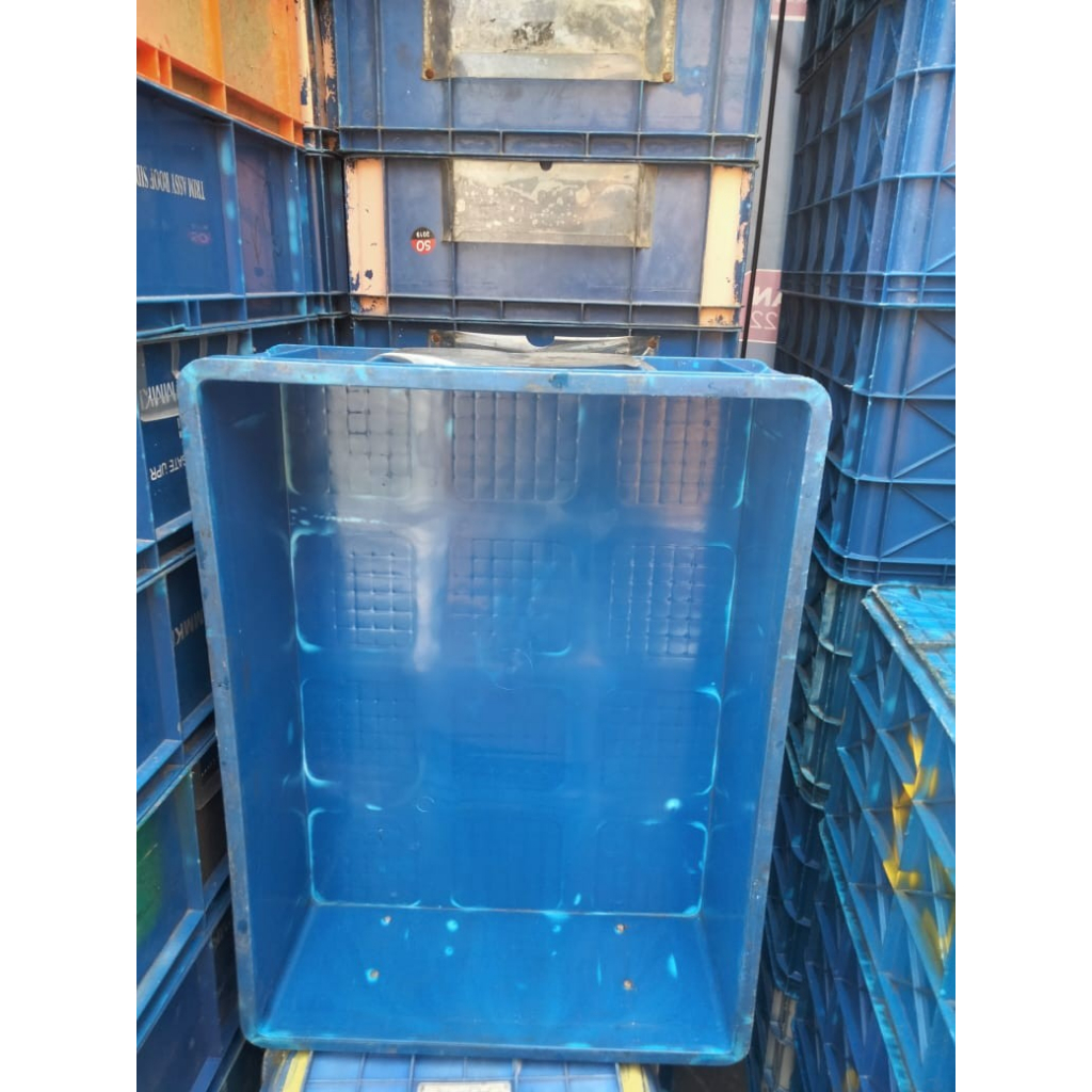 Jual WARNA RANDOM Box rapat container plastik 6675/Bak container ...