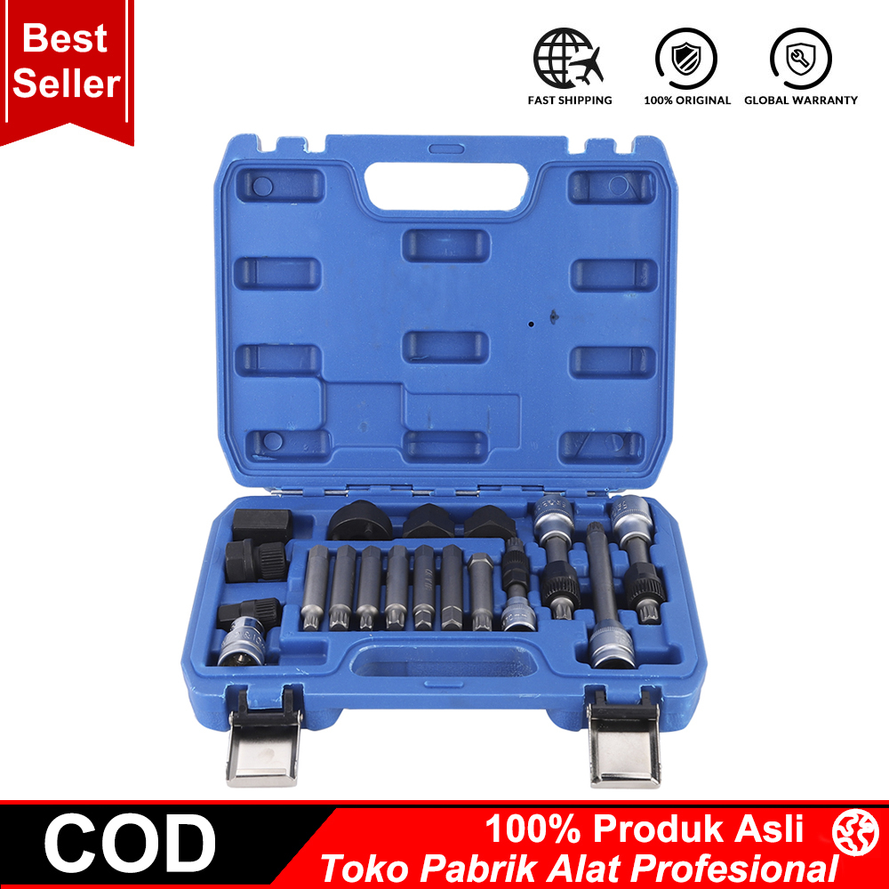 Jual 13 Pcs Alternator Pulley Tool Kit Alternator Tool Set / Repair ...