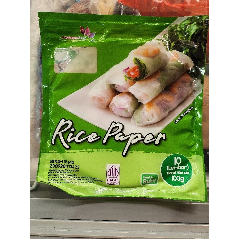 Jual Rice Paper Isi 10 lbr 100 gram | Shopee Indonesia