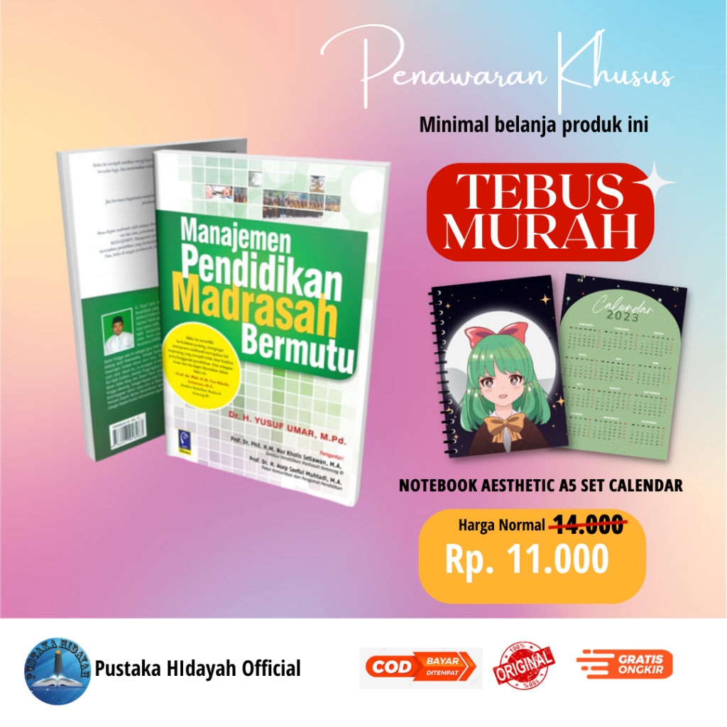 Jual Buku Manajemen Pendidikan Madrasah Bermutu Yusuf Umar Buku Pendidikan Buku Pembelajaran