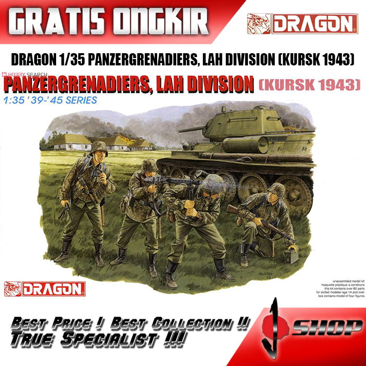 Jual Dragon 135 Panzergrenadiers Lah Division Kursk 1943 Shopee