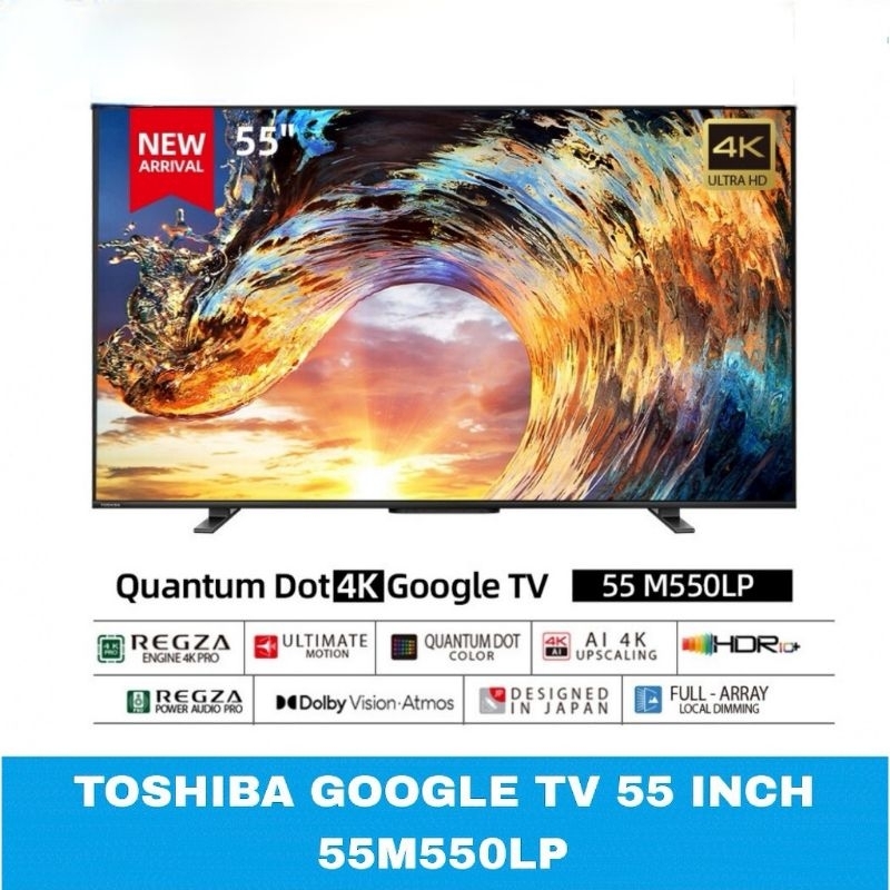 Jual TOSHIBA QLED TV UHD 4K ANDROID TV 55M550LP | Shopee Indonesia