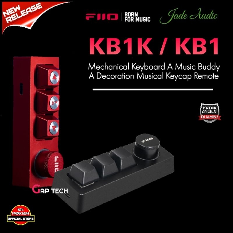 Jual FiiO KB1K / KB1 Mechanical Hi-Fi Keyboard Music Keycap Remote ...