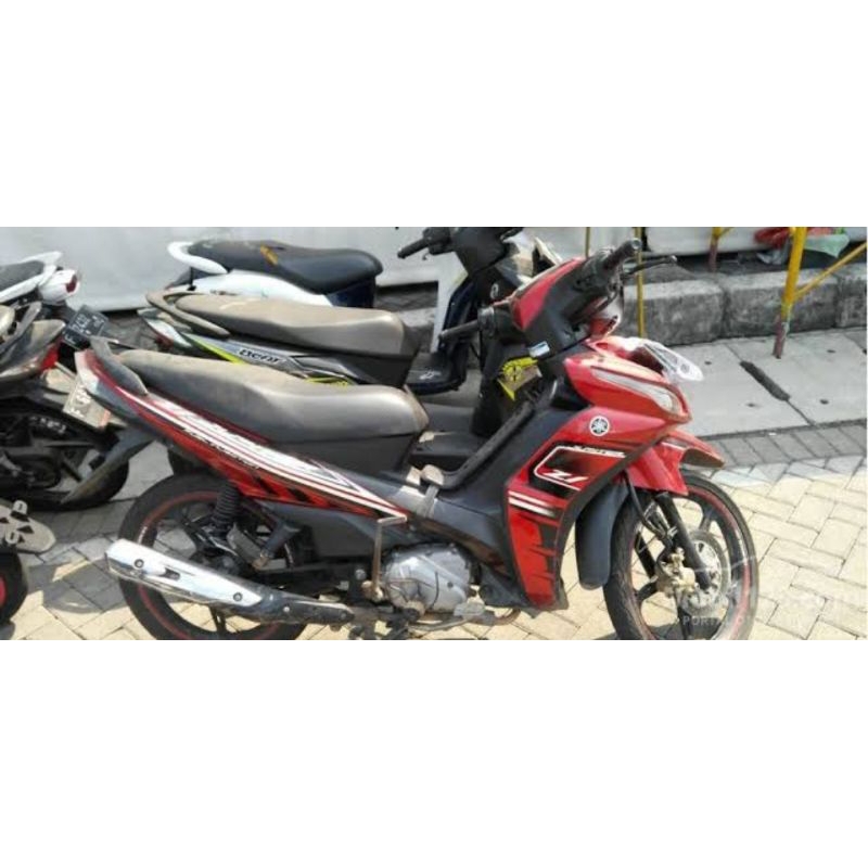 Jual striping stiker Les body Jupiter Z1 2015 body merah Shopee Indonesia