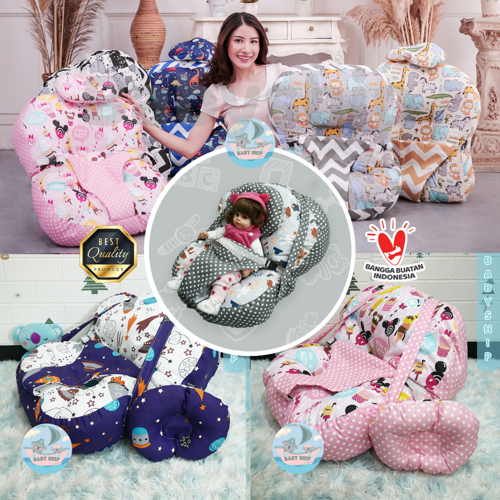 Jual Sofa Bayi Jumbo Multifungsi Dengan Tali Pengait Untuk Bayi Belajar Duduk Dan Gesper