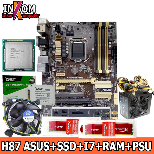 Jual Motherboard Mainboard Paket Mobo H Atx Plus I Ram Memory