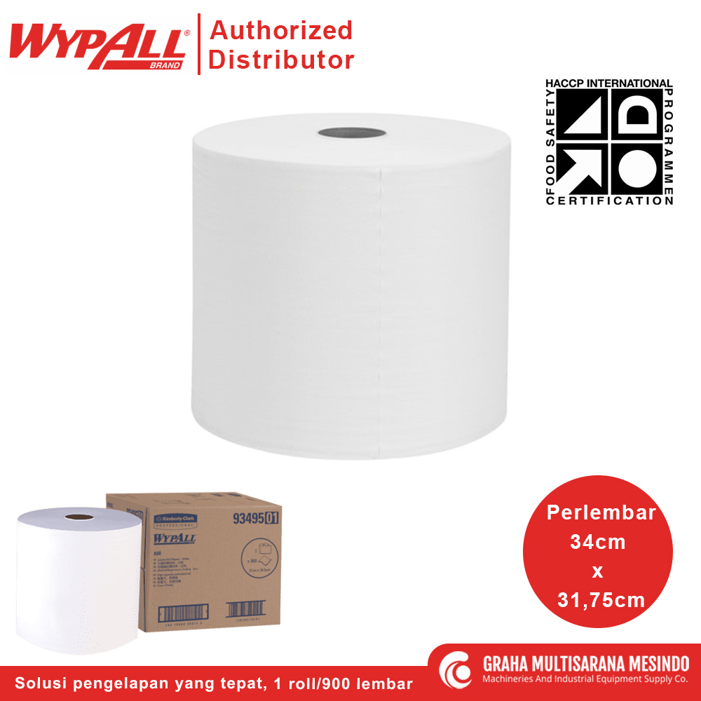 Jual Pengganti Kain Majun Food Kontak Tissue Wypall X60 Wipers Kimberly