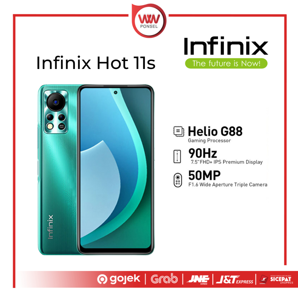 Jual Hp Infinix Hot 11s NFC X6812B RAM 4GB Internal 64GB Garansi resmi ...