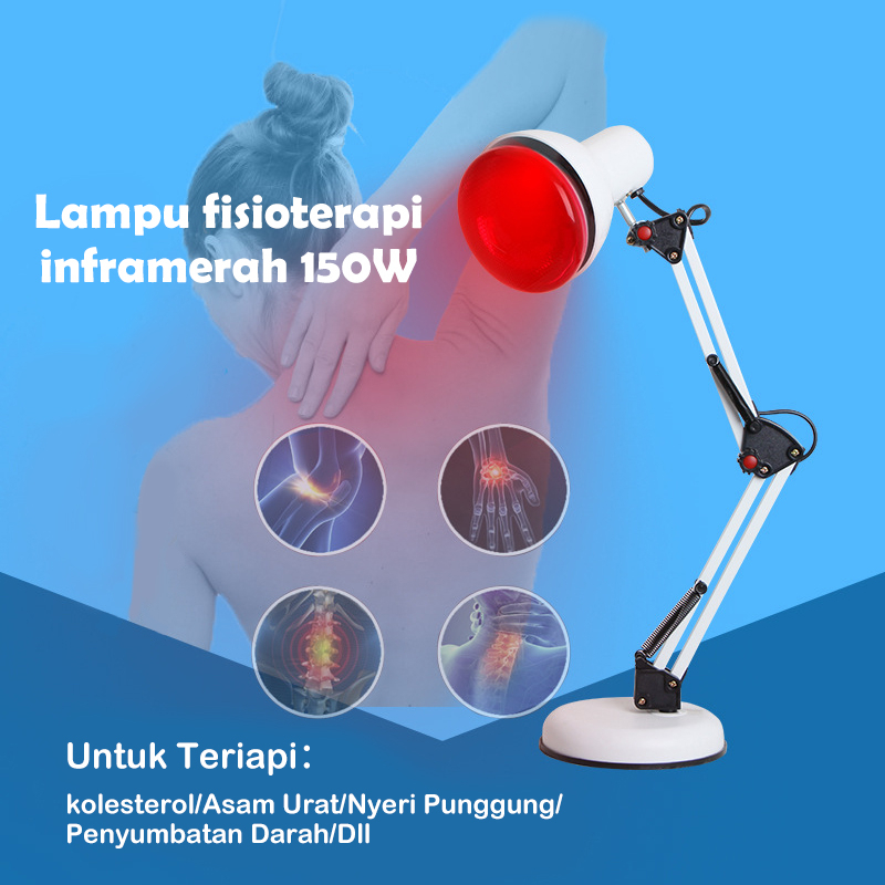 Jual ☑️Garansi&Hadiah☑️Lampu Terapi Fisioterapi Infrared 1Set 150W ...