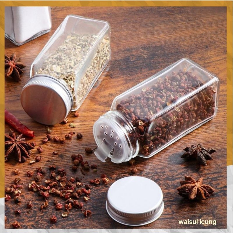 Jual Tempat Penyimpanan Bumbu Rempah Bumbu Dapur Awet Garam Merica lada ...