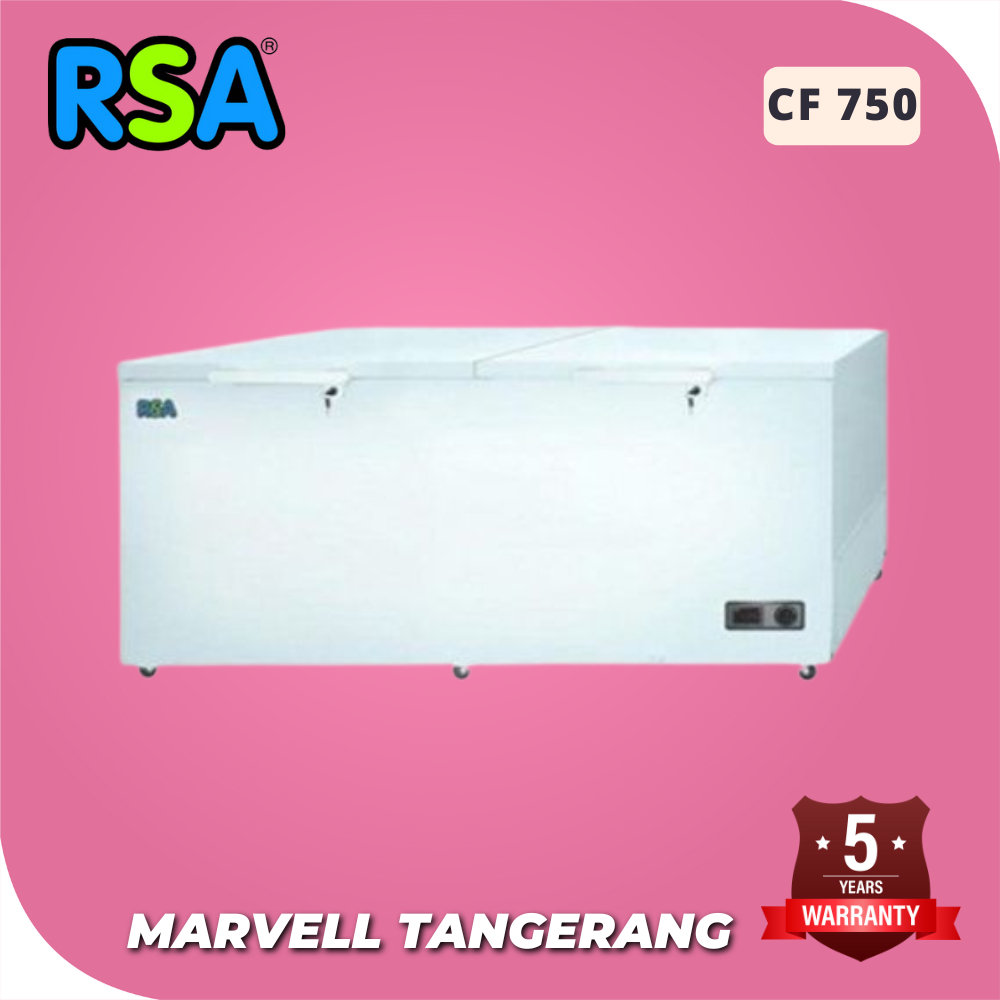 Jual FREEZER RSA CF 750H CHEST FREEZER GARANSI RESMI | Shopee Indonesia