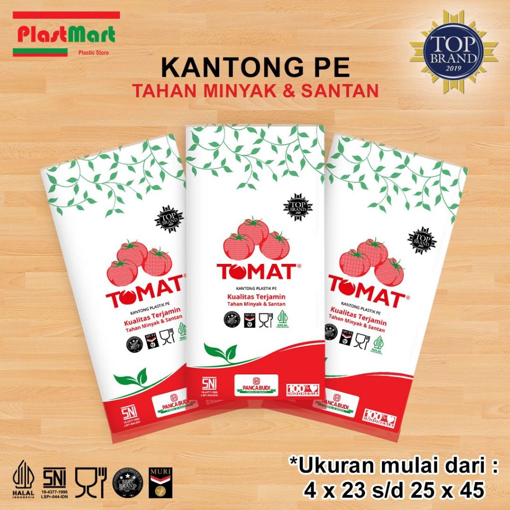 Jual Plastik Pe Tomat Ukuran Kecil Tanggung Besar Jumbo Shopee Indonesia 8390