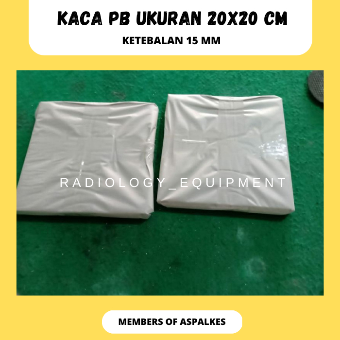 Jual KACA PB 20X20 CM TIMBAL XRAY RONTGEN RONGENT RONSEN RUMAH SAKIT ...