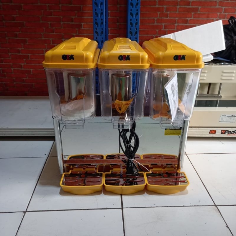 Jual MESIN JUICE DISPENSER PENDINGIN MINUMAN 3 TABUNG GEA LP 12X3