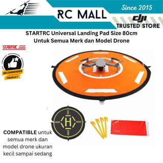 STARTRC Drone Landing Pad,50cm(19”) Universal Waterproof Portable  Fast-Foldable Landing Mat for DJI Air 2S/Mavic Mini 2/Mavic Air 2/Mavic 2