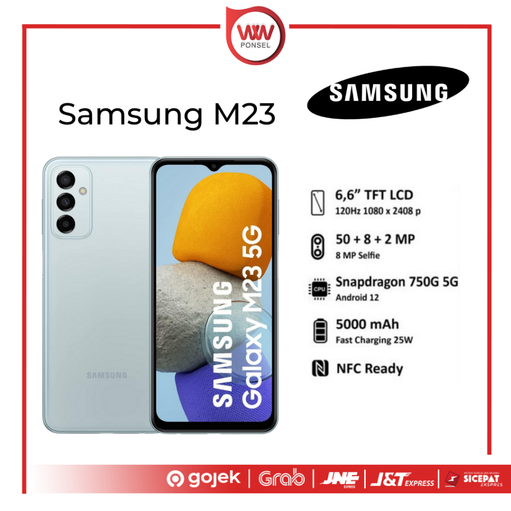 Jual Hp Samsung M23 5G Ram 6GB Internal 128GB Garansi Resmi | Shopee ...