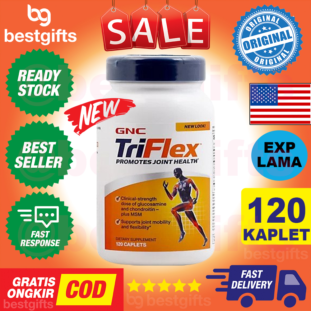 Jual GNC TRIFLEX GLUCOSAMINE CHONDROITIN MSM VITAMIN PELUMAS SENDI