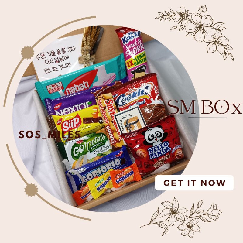 Jual (SM BOX) SNACK BOX SAMARIND GIFT BOX SNACK BOX KEKINIAN