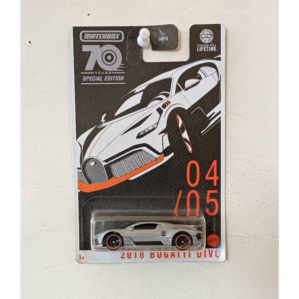 Bugatti Modellino Matchbox: 2018 Bugatti Divo Kisautó - JátékNet