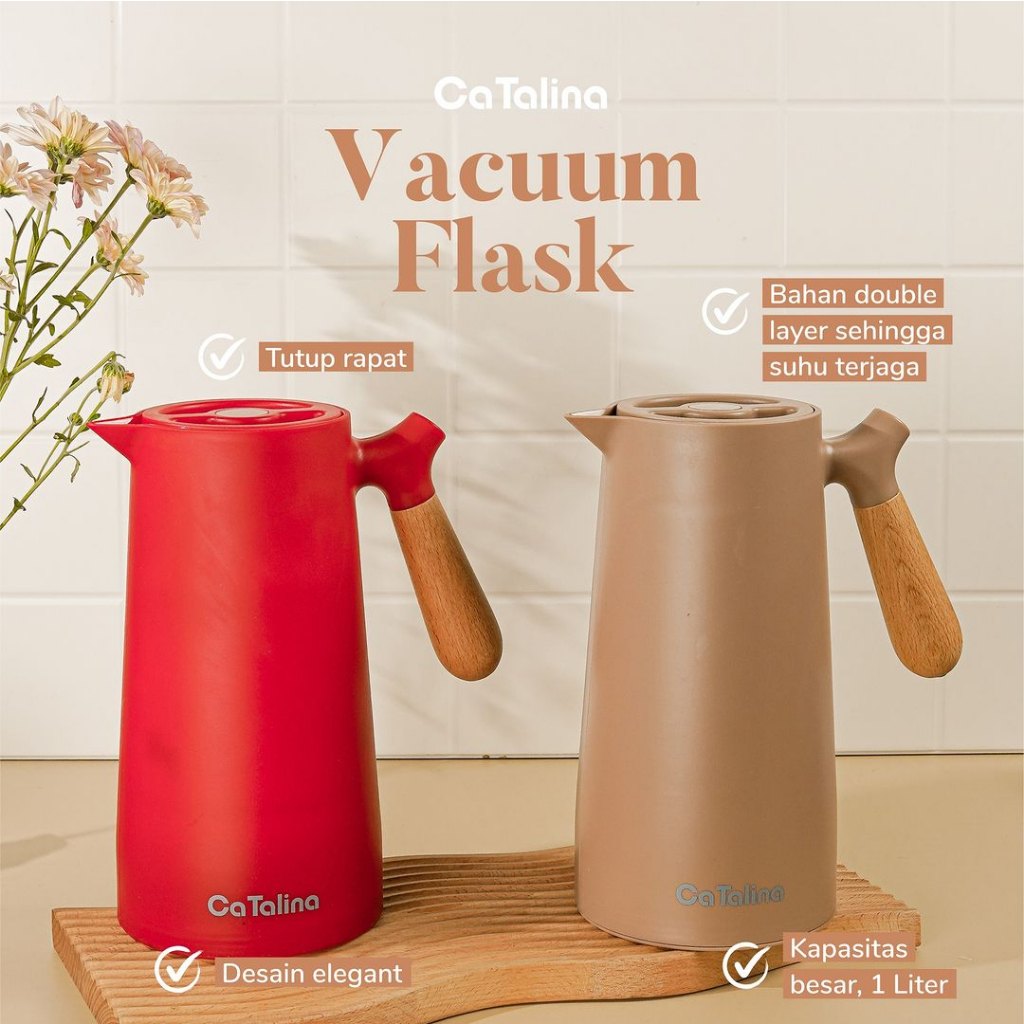 Jual Thermos Air Panas Liter Teko Termos Thermal Flask Liter By Catalina Shopee Indonesia