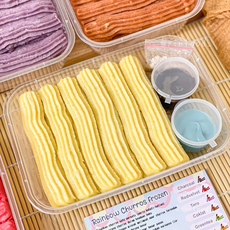 Jual Churros Original Churros Frozen Churros Rainbow Shopee Indonesia