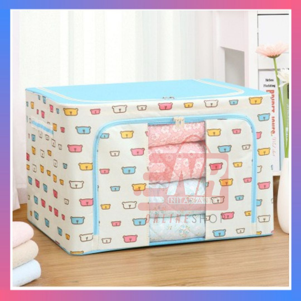 Jual Storage Box 66L / Kotak Tempat Penyimpanan Baju Mainan Selimut ...