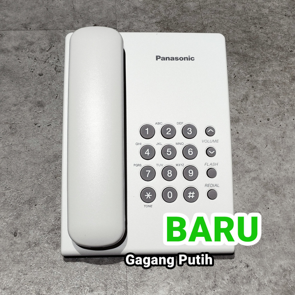 Jual Telepon Meja Rumah Kantor Pabx Pbx Panasonic Kx Ts500 Putih White