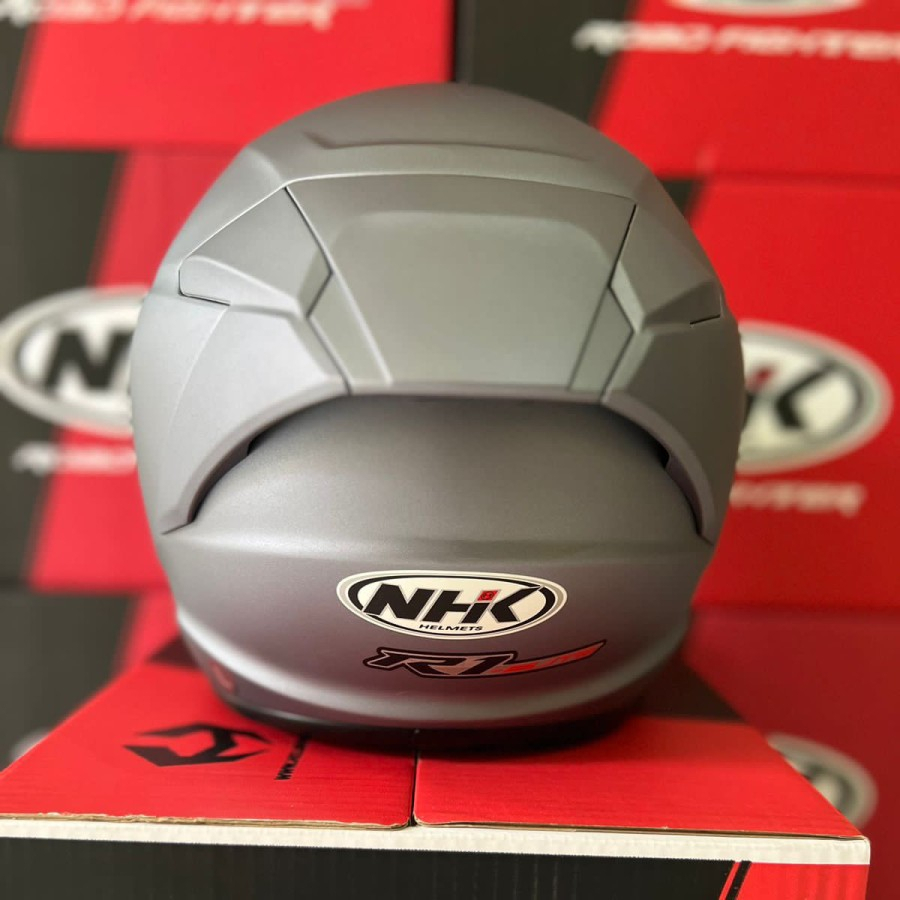 Jual NHK R1 ELITE SOLID GREY DOFF SINGLE VISOR | Shopee Indonesia
