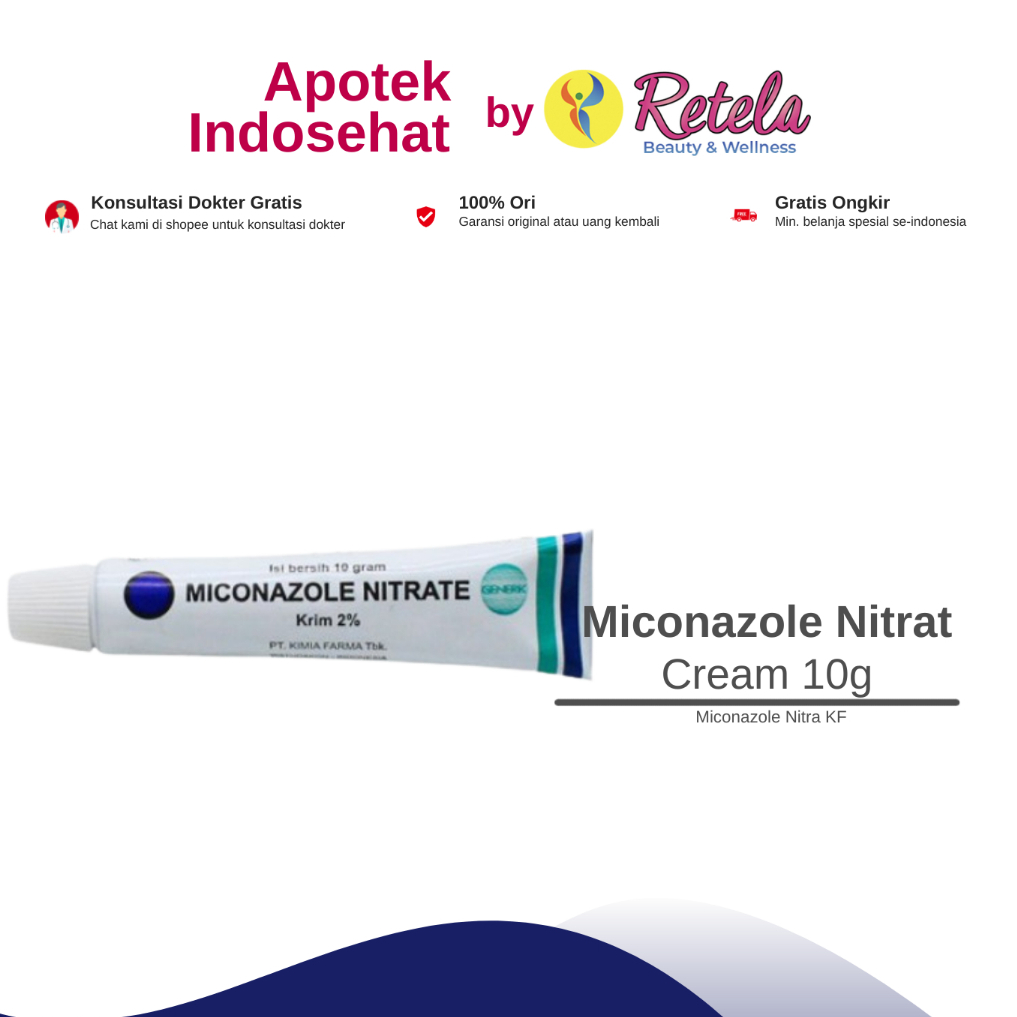 Jual Miconazole 2 Cream 1 Tube 10gr Shopee Indonesia 