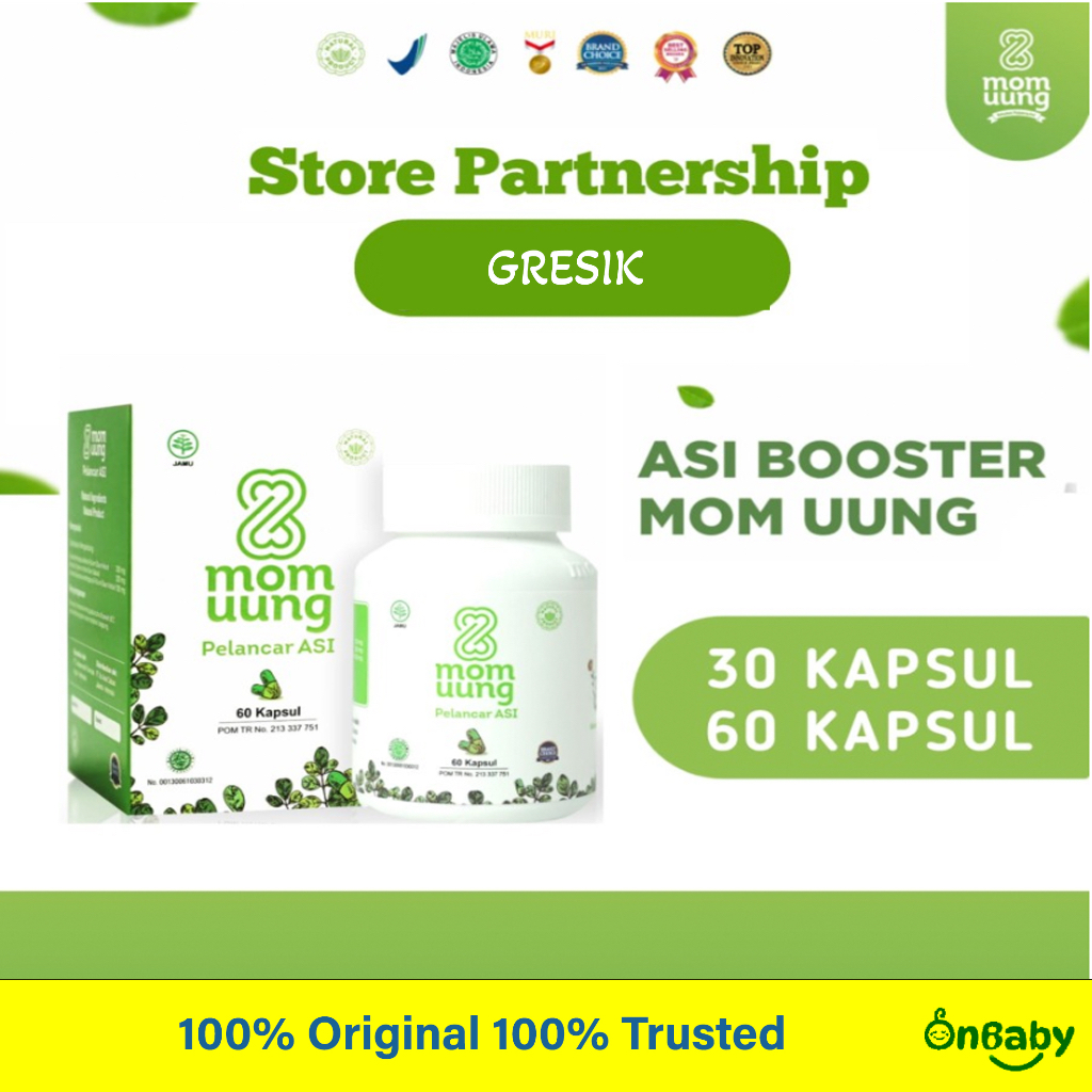 Jual Momuung Mom Uung Booster Asi Pelancar Asi Kelorcap Kemasan 30 And 60