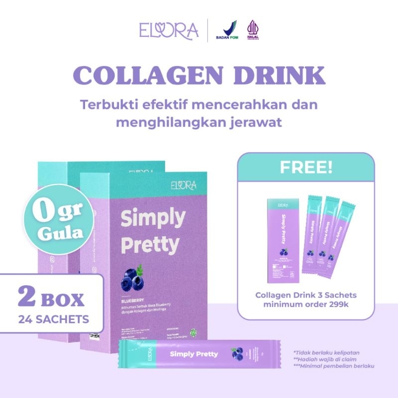 Jual Elora Beauty Collagen Drink Minuman Kolagen Kulit Glowing [0gr