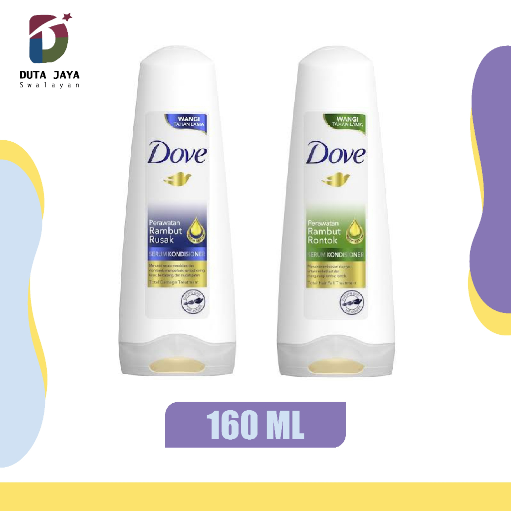Jual Dove Conditioner Serum Perawatan Rambut Rontok, Rusak 160 ML ...