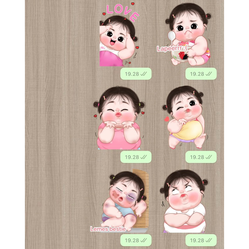Jual 30 STIKER WHATSAPP LUCU ( NON GERAK ) Shopee Indonesia