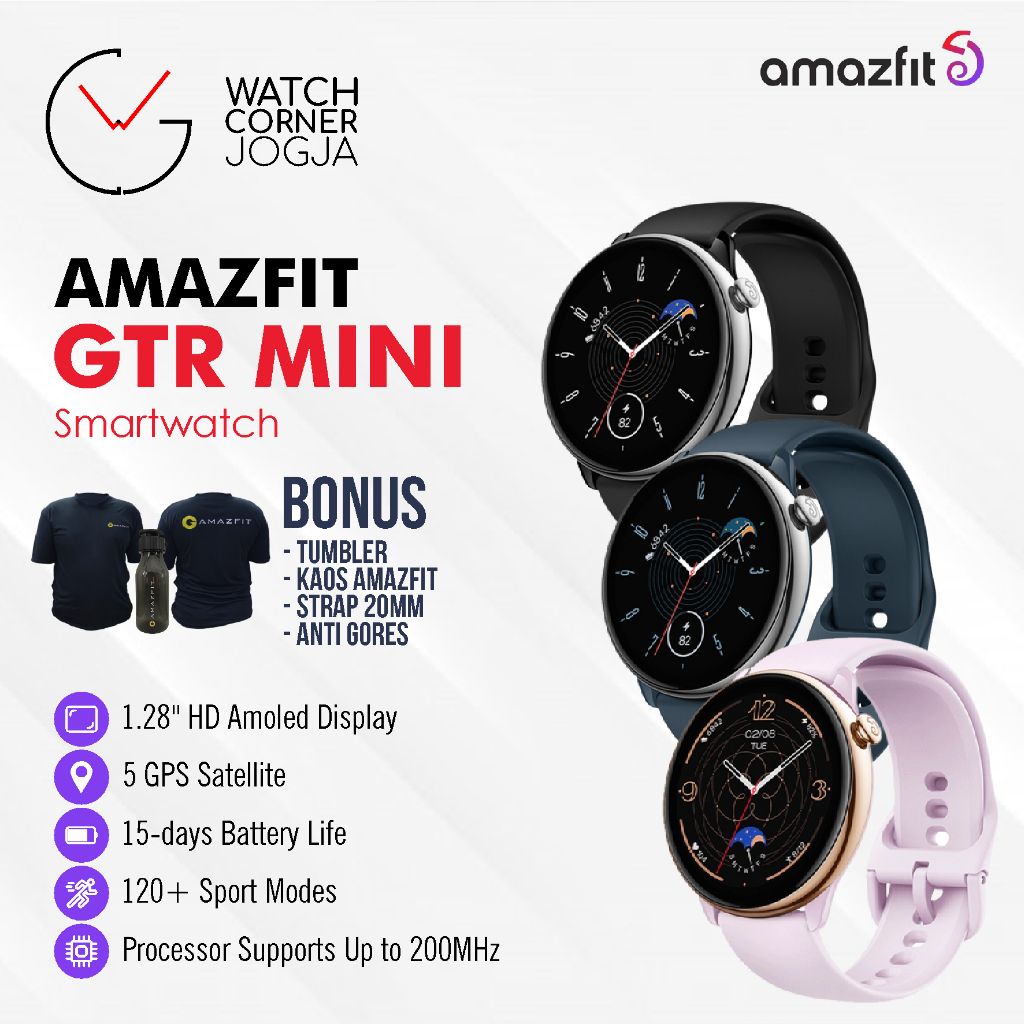 Jual Amazfit GTR Mini Smartwatch 1.28