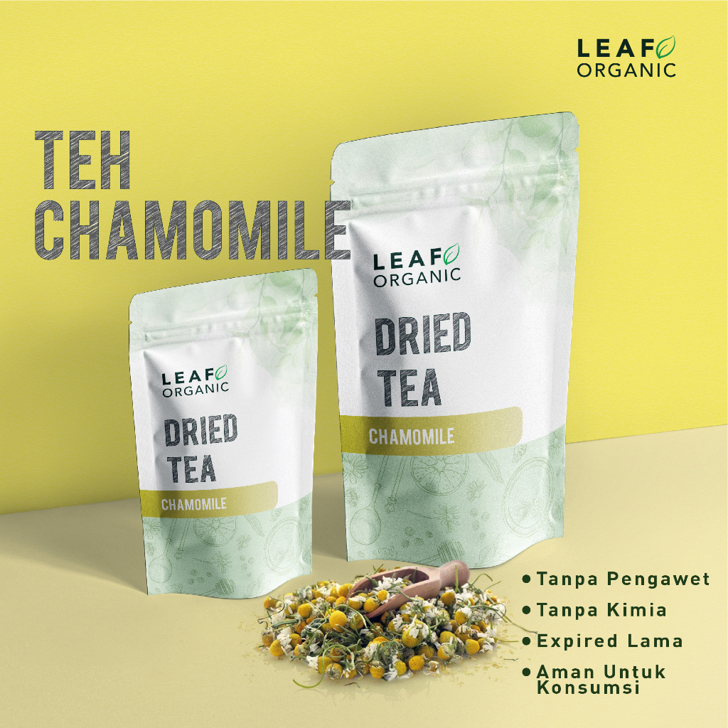 Jual Teh Premium Bunga Chamomile Germany Leaf Organic Import Minuman