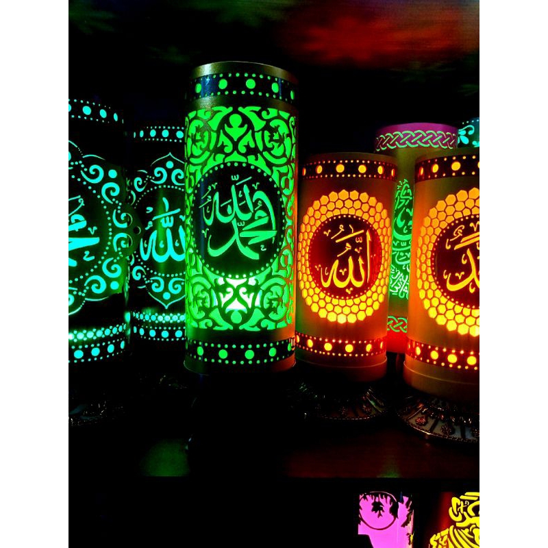 Jual Lampu hias pipa PVC kaligrafi ALLAH&MUHAMMAD | Shopee Indonesia