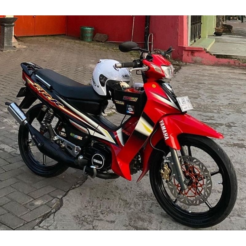 Jual striping lis sticker standar motor yamaha fiz r sporty 2003 merah ...