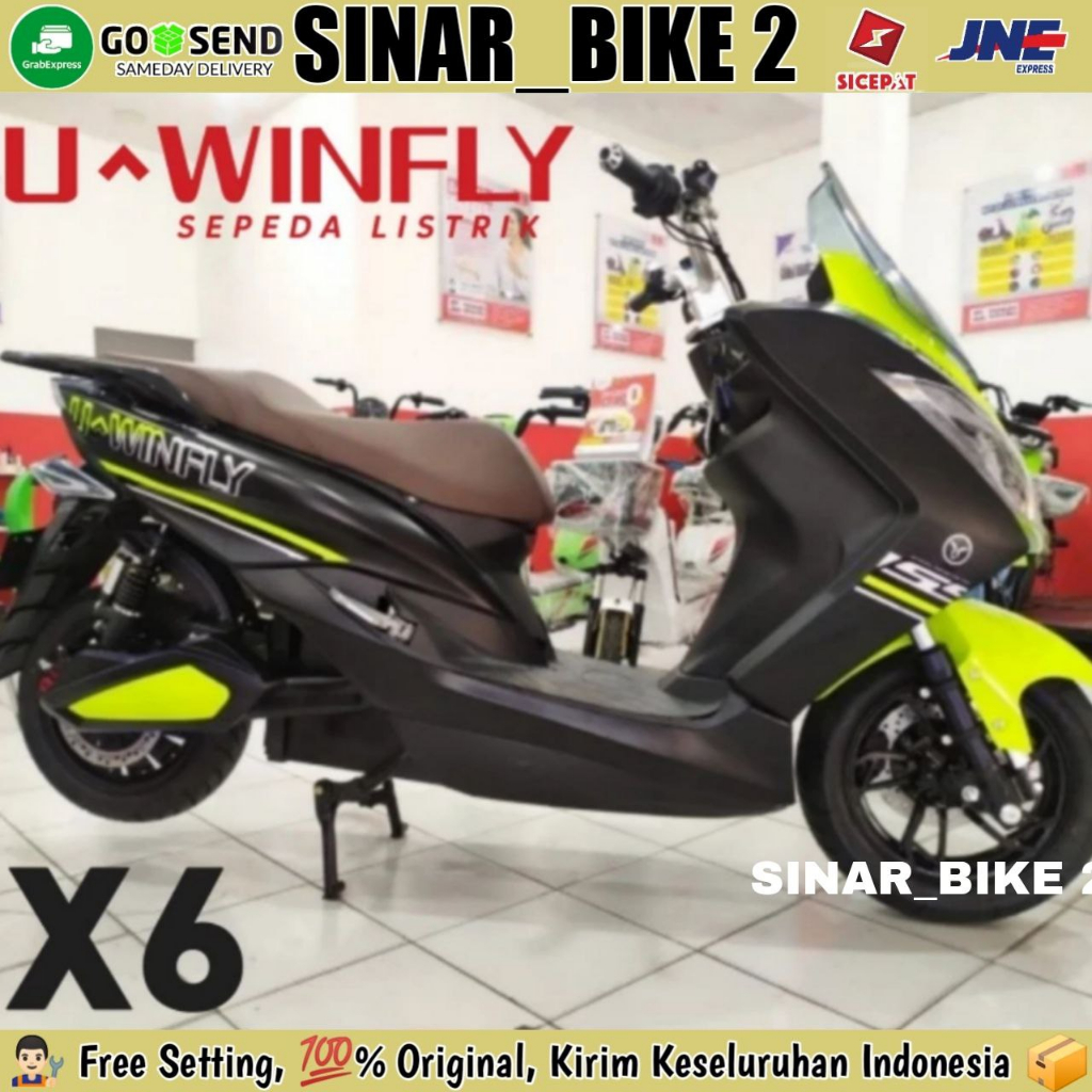 Jual Sepeda Motor Listrik Uwinfly X6 New 2000 Watt Electric Bike Off