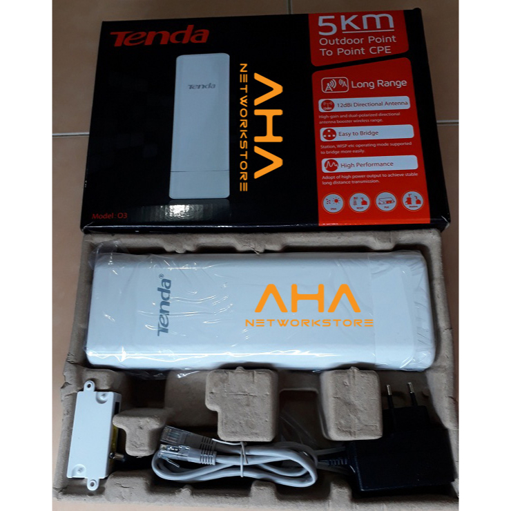 Jual Tenda O3 Tenda 03 Versi3 Wireless Outdoor 2.4Ghz 300Mbps Tenda O3 ...