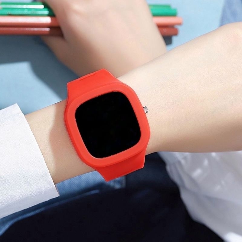 Jual Jam Tangan Digital Wanita Pria Tahan Air Fashion LED WATCH // Jam