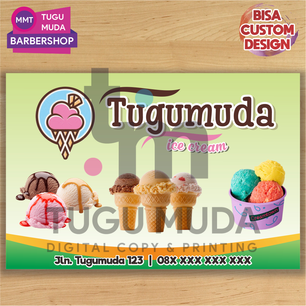 Jual Cetak Spanduk Banner Mmt Jual Es Puter Es Krim Aneka Rasa Enak