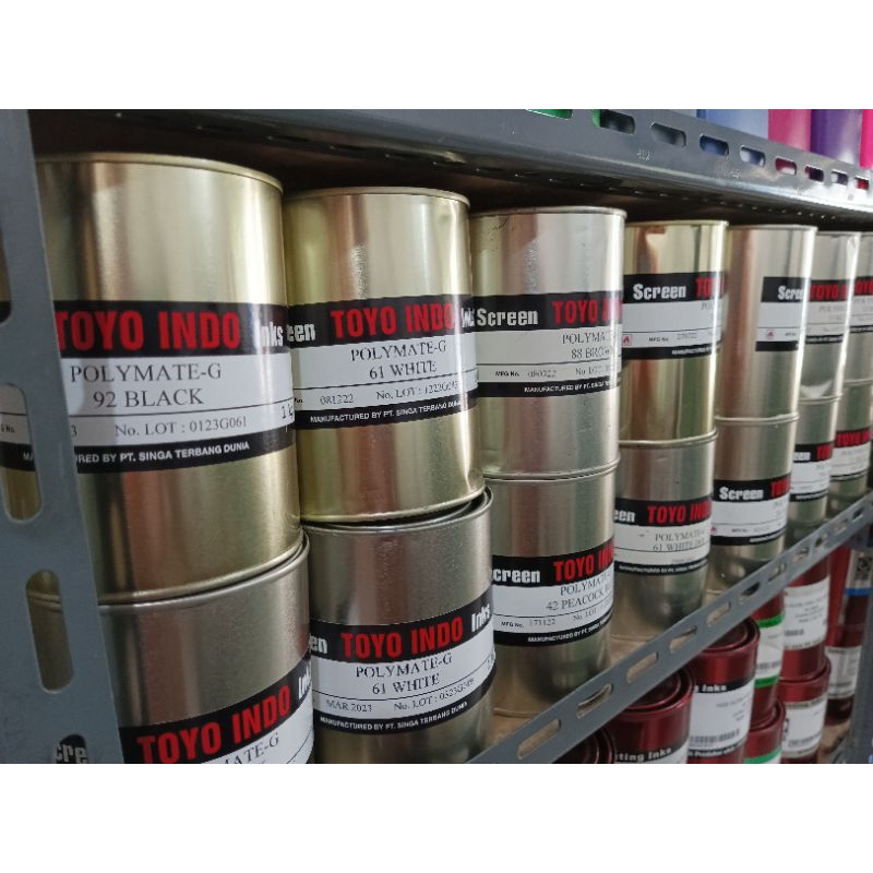 Jual tinta plastik polymate Toyo 1kg | Shopee Indonesia