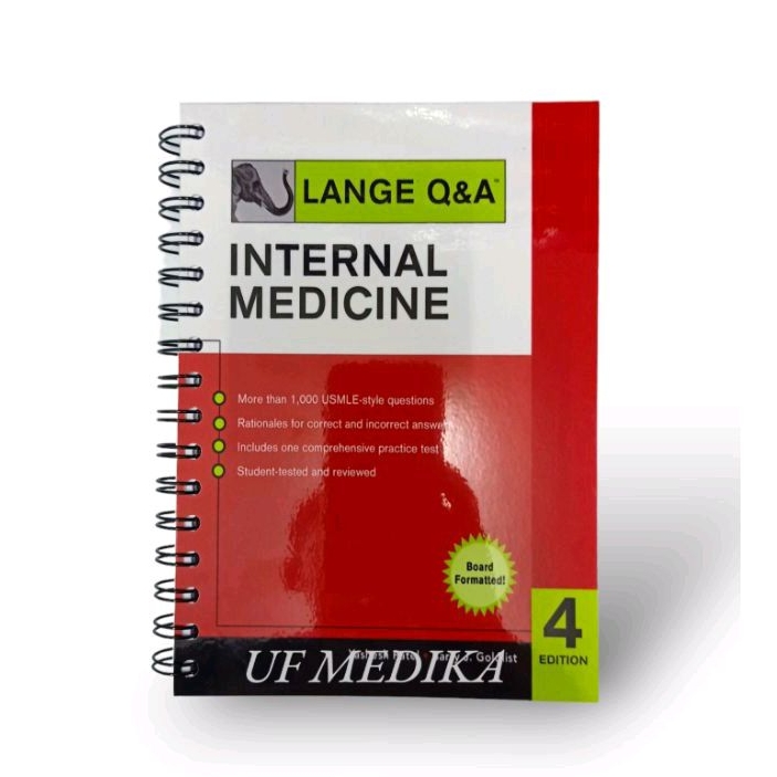 Jual Buku Kedokteran Internal Medicine Lange Q&A | Shopee Indonesia