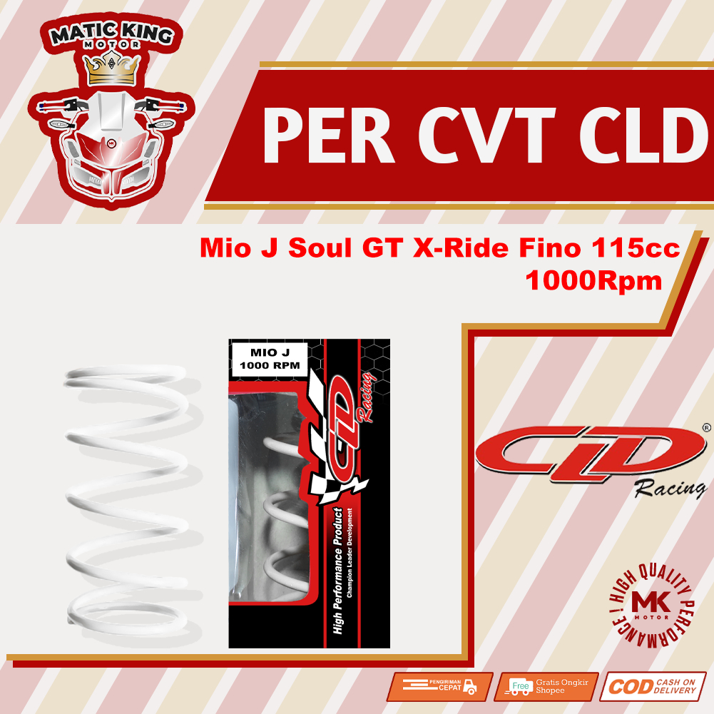 Jual Per CVT Yamaha Mio J Fino Soul GT X Ride 115 Fi 54P CLD Racing 1000 RPM Shopee Indonesia